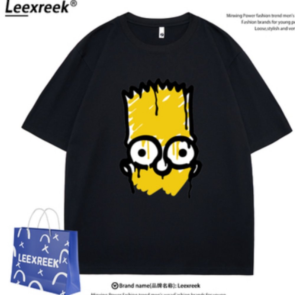 Simpson Short Sleeve T-shirt Men's Summer